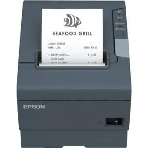 [C31CJ57032] Epson OmniLink TM-T88VII Direct Thermal Printer - Monochrome - Receipt Print - Ethernet - USB - Yes - With Cutter - Black - 19.69 in/s Mono - 180 dpi (C31CJ57032)